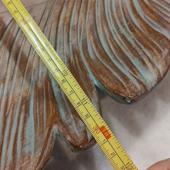 PartyLite Sculpted Leaf Pillar Garden Tray - Retired - Picture 9 of 9